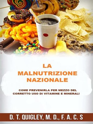 cover image of La malnutrizione nazionale (Tradotto)